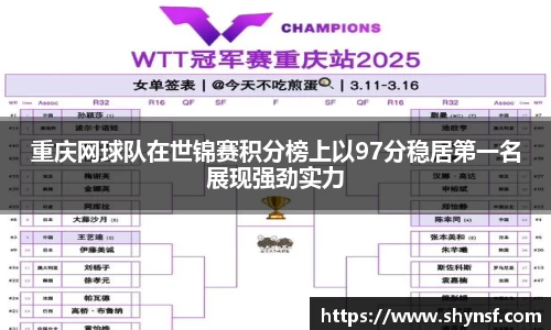 重庆网球队在世锦赛积分榜上以97分稳居第一名展现强劲实力